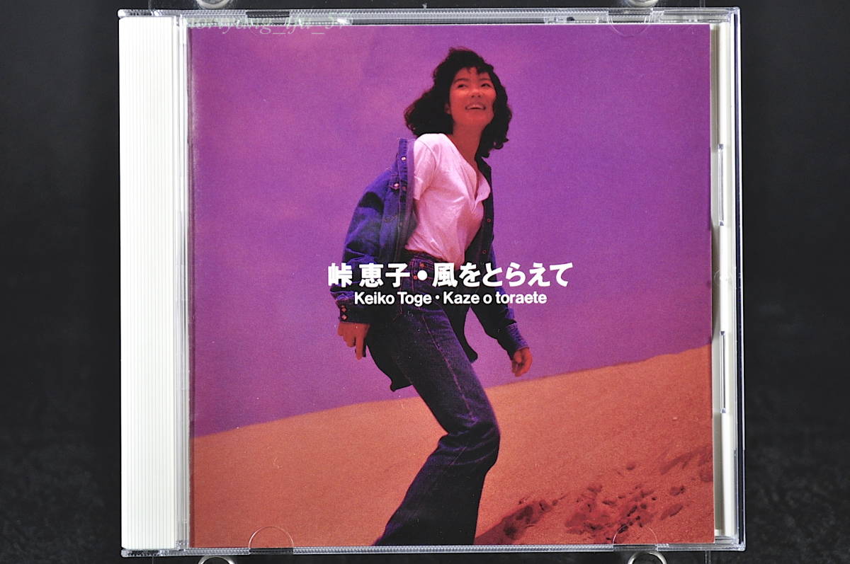 デビュー作 廃盤☆ 峠恵子 / 風をとらえて ■92年盤 11曲収録 CD 1st アルバム ♪遥かなる大地の果てで,真夏のドライブ,他 SRCL-2487 美品_画像1