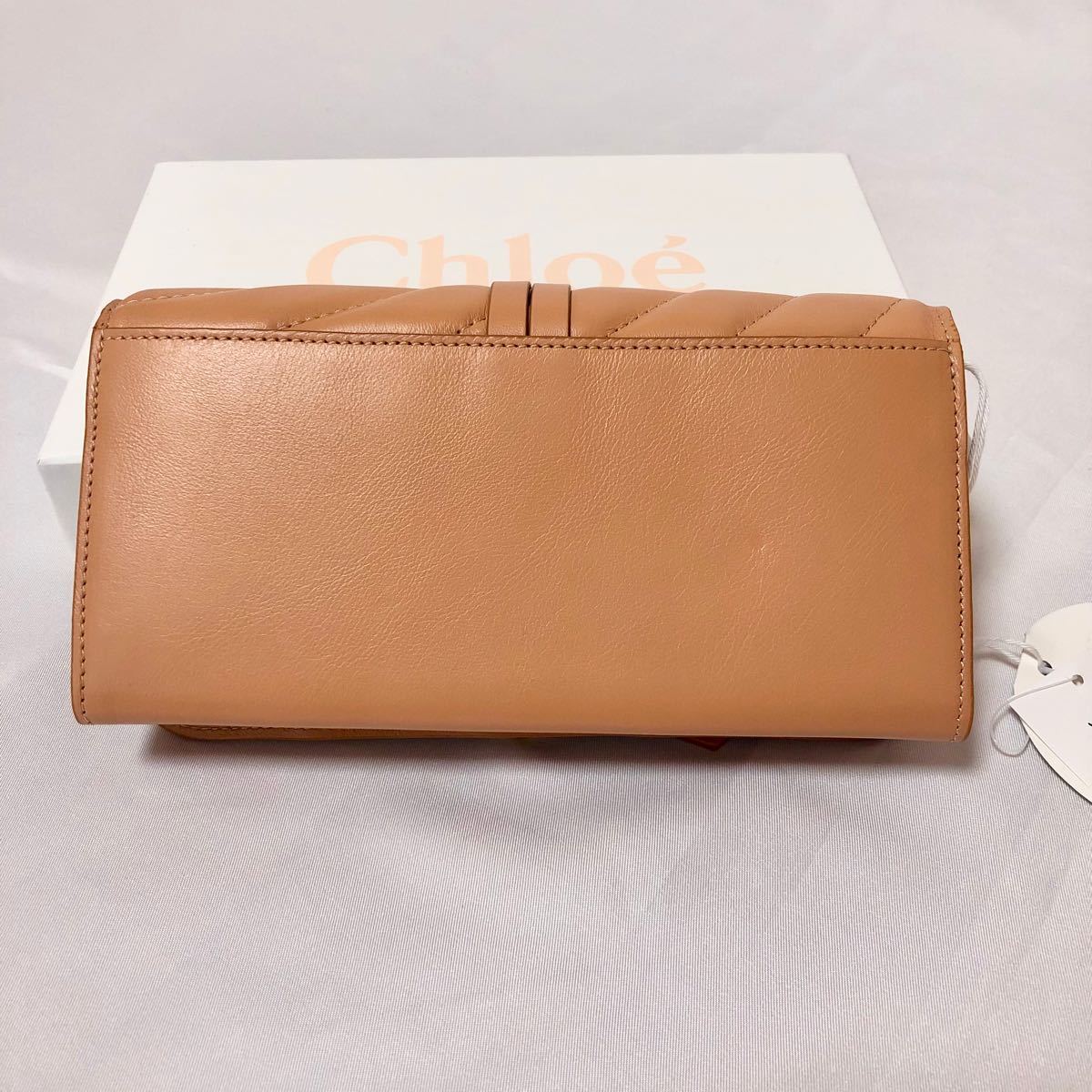 未使用 正規品 箱付き Chloe クロエ 財布 長財布 キルティング レザー