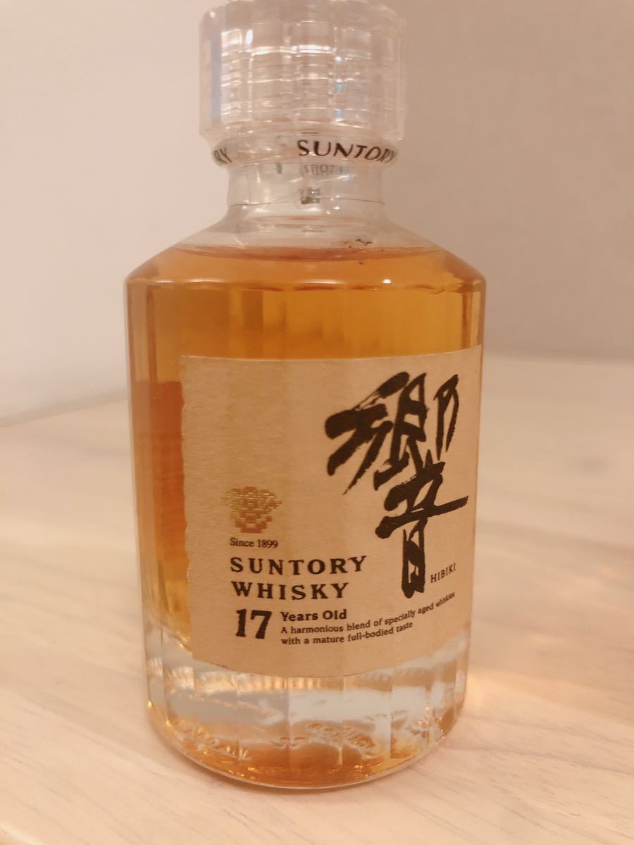 SUNTORY HIBIKI サントリー響17年旧ラベル 裏ゴールドラベル 金キャプ