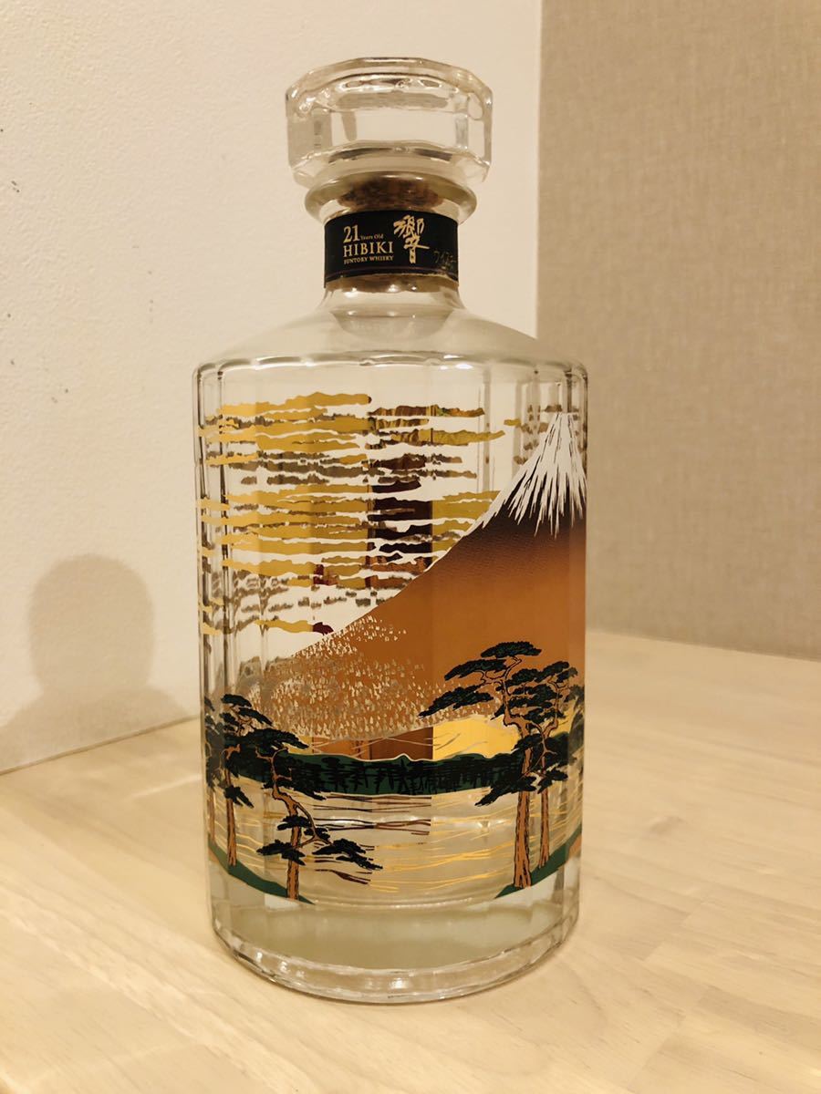 期間限定３０％ＯＦＦ！ 響21年 富士風雲図 意匠ボトル 空瓶 - 通販