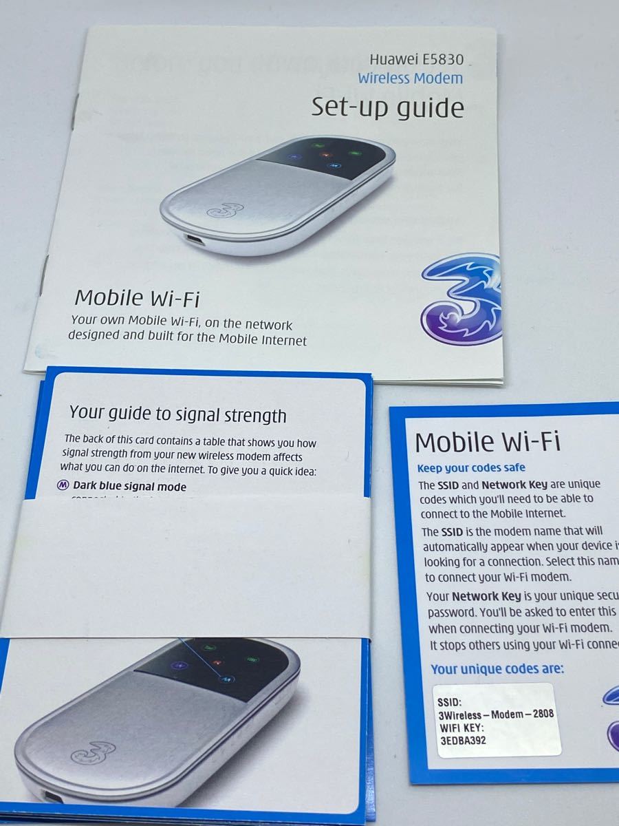 Huawei E5830 Wifiルーター 3G/GSM対応 SIMフリー