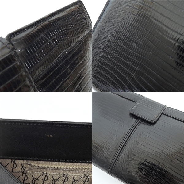 vintage イヴ サンローラン YVES SAINT LAURENT JRA リザードレザー