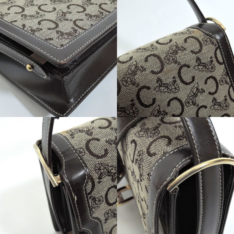 vintage セリーヌ CELINE オールド イタリア製 馬車金具 サルキー C