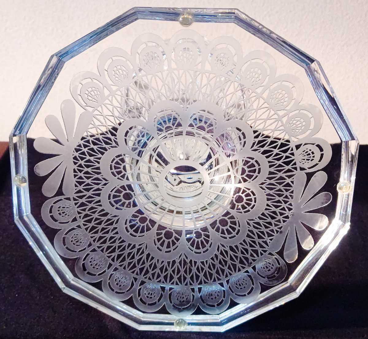 HOYA CRYSTAL ホヤ クリスタル 高級 フラワーベース 花瓶 レース HOYA CRYSTAL ホヤ クリスタル 高級 フラワーベース 花瓶 レース