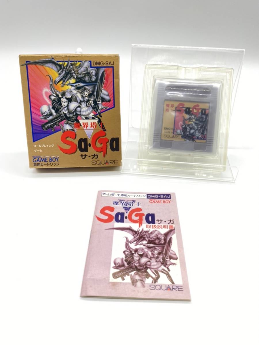 ■【美品】 任天堂 ニンテンドー ソフト 魔界塔士 SaGa サガ スクエア GAMEBOY GB