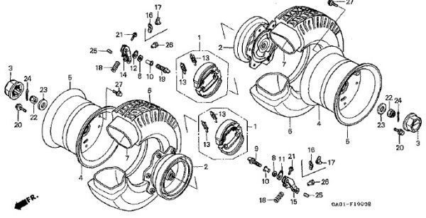 TA02 純正 デフ ASSY 在庫限り ジャイロキャノピー TD01 後期 ジャイロX ディフアレンシヤルASSY デフ サイド ベアリング 付属 .取寄 .gag_TA02　F-10　リアホイル