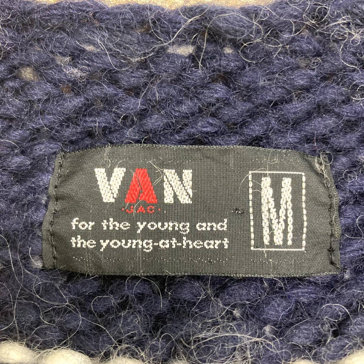 VANJACKET】 ヴァンヂャケット カウチンセーター ニット ネイティブ柄