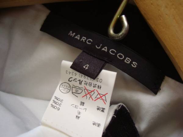 MARC JACOBS USA製ブラックジャケット size4 マークジェイコブス_画像3