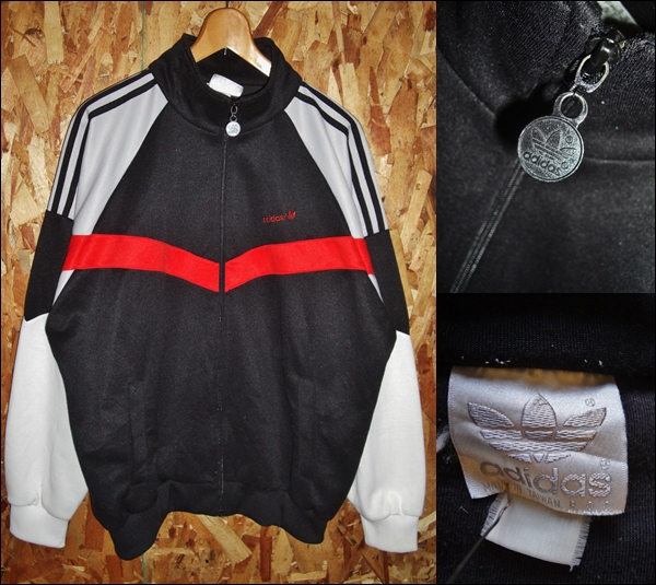 L Adidas adidas спортивная куртка мульти- джерси 90s Vintage 3шт.@ линия to зеркальный . il K20B796