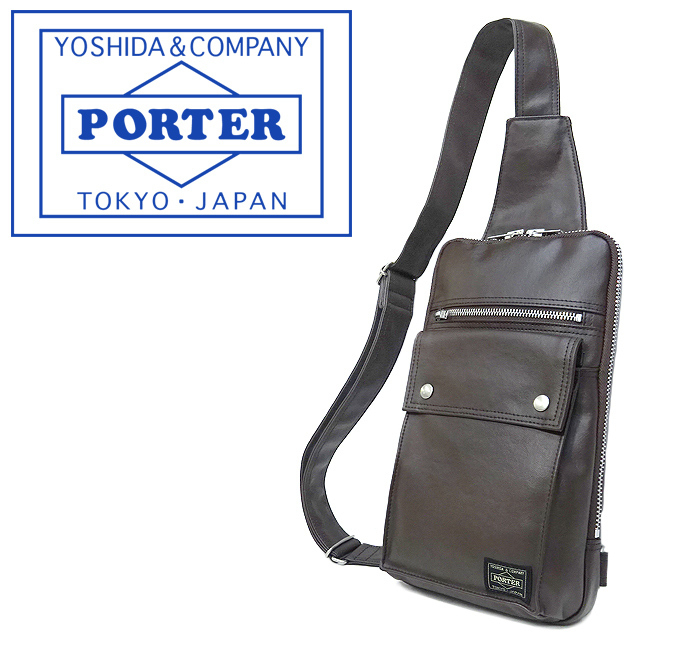 超美品 ほぼ未使用】 ポーター PORTER ボディバッグ スリングバッグ