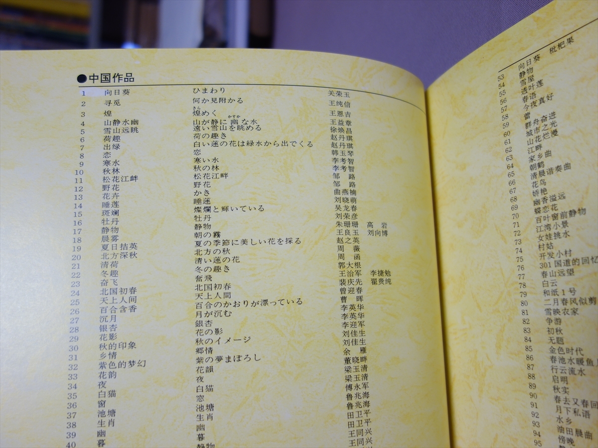 紙苑 中日紙画展 1997年 がんぴ舎 / 中国と日本の紙画作品が載っています 図録_画像9