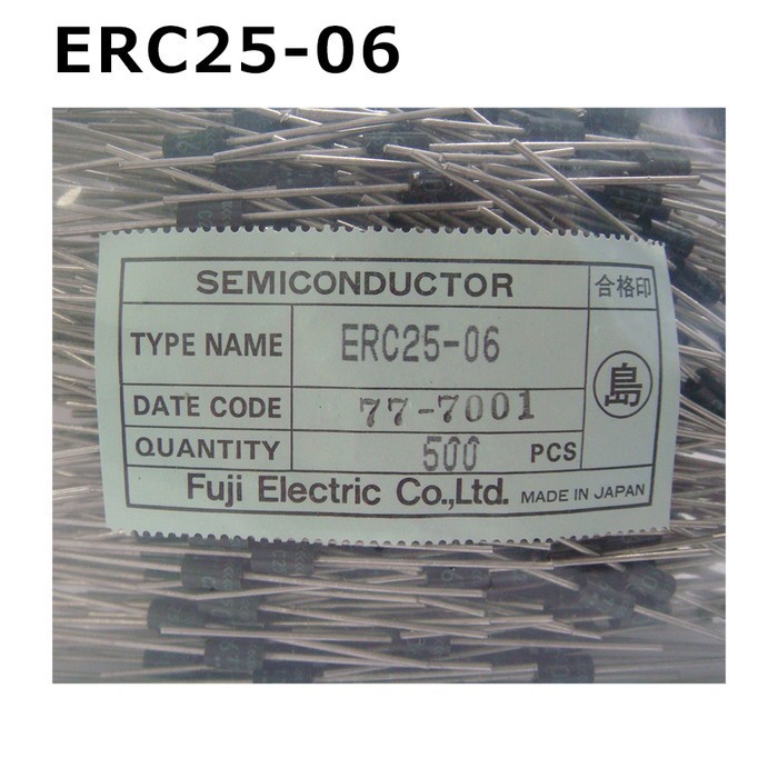 ERC25-06(10個) ERC25-06 高速整流ダイオード(FRD) [FUJI]_画像1