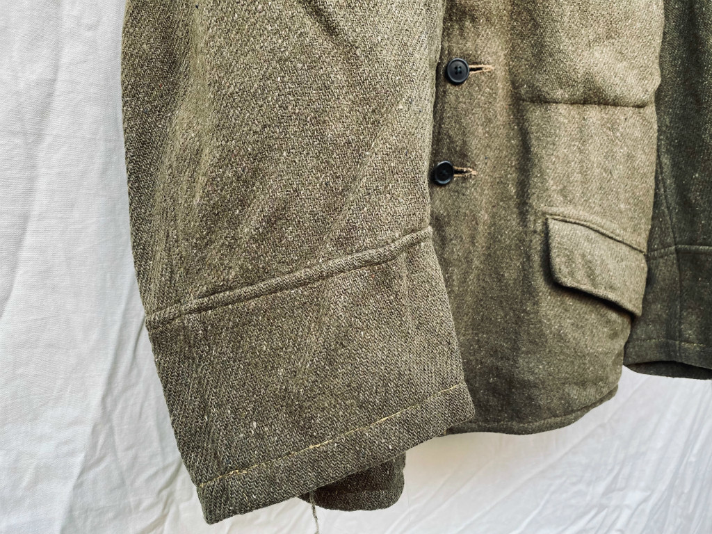 国民服 NATIONAL CLOTHES ブルゾン 冬物 ウール ツイル 外套 斜めポケット 戦争資料 JAPAN VINTAGE ジャパンヴィンテージ 30s40s WW2_画像5