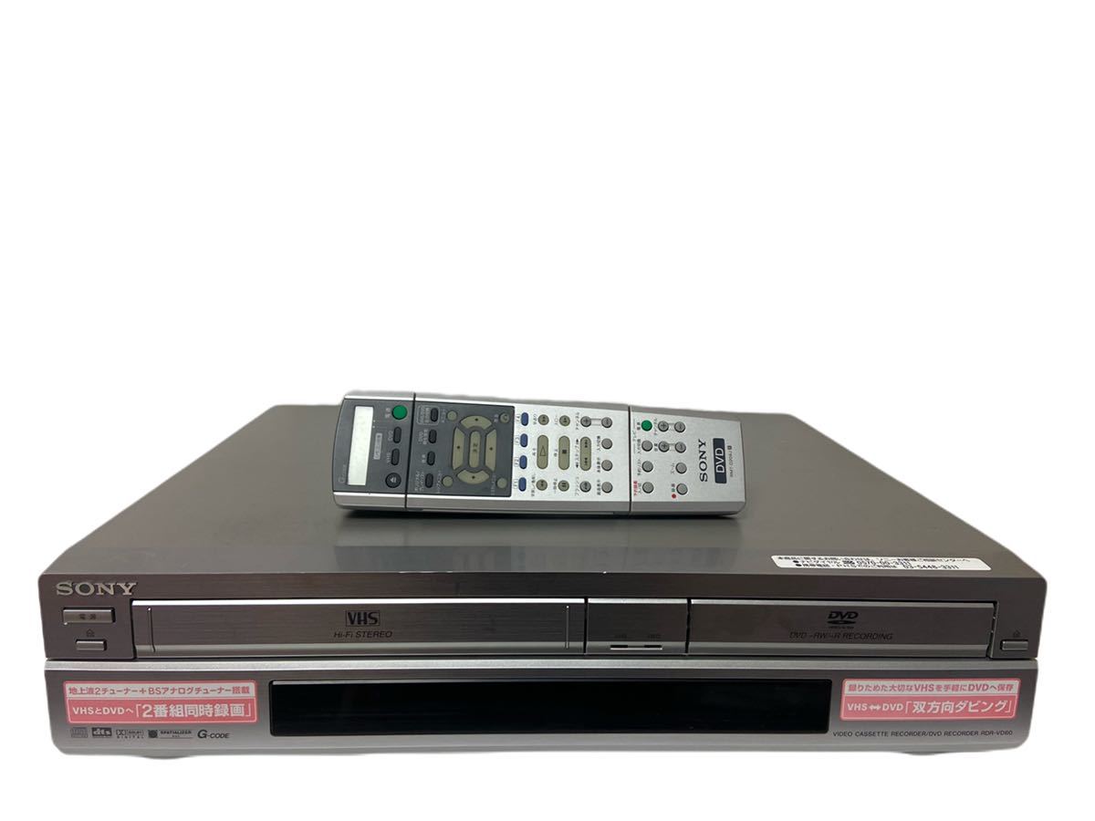 SONY/ソニー VHS一体型 DVDレコーダー RDR-VD60 リモコン付 | www