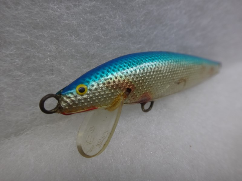 OLD DAIWA BALSA MINNOW　オールド ダイワ　バルサミノー　フックレス　ペイントロス 小キズ シミ ヨゴレあり_画像1