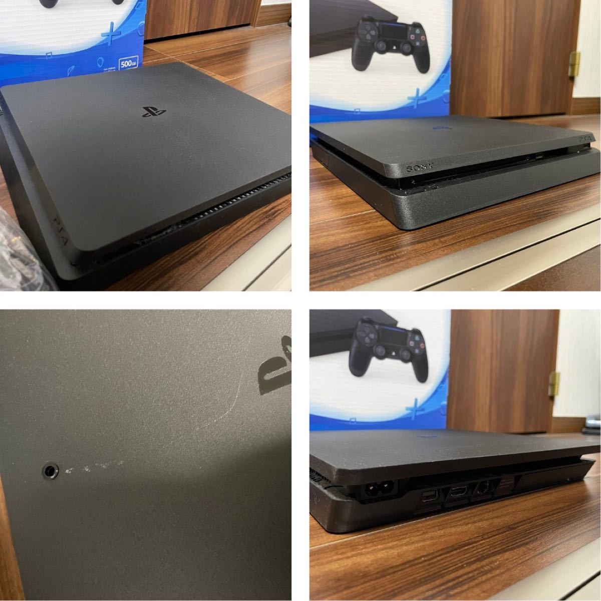 【美品】SONY ps4 PlayStation4 500gb CUH-2100AB01 ジェットブラック