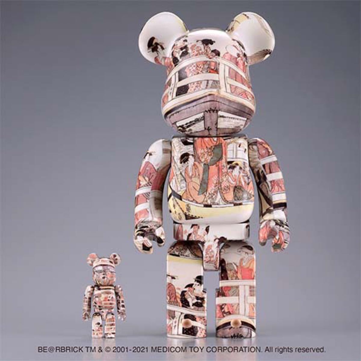 BE@RBRICK 喜多川歌麿「両国橋の上下」 100% & 400% ベア BE@RBRICK 喜多川歌麿「両国橋の上下」 100% & 400% ベア
