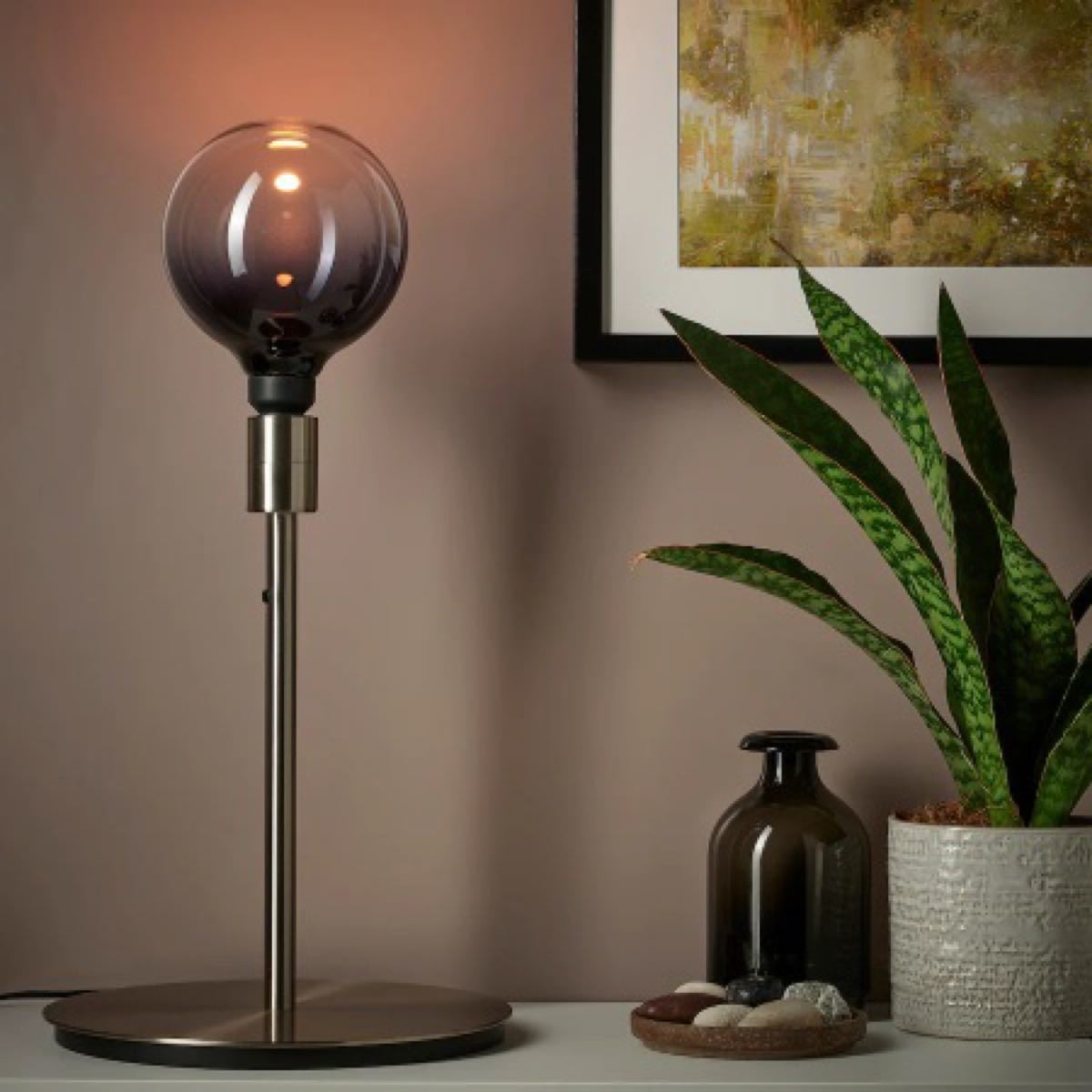 IKEA モールナルト LED電球 E26 100ルーメン 球形 ブラック 間接 IKEA モールナルト LED電球 E26 100ルーメン 球形 ブラック 間接