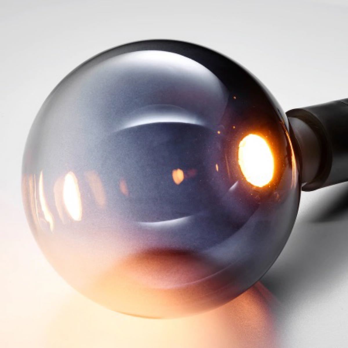IKEA モールナルト LED電球 E26 100ルーメン 球形 ブラック 間接 IKEA モールナルト LED電球 E26 100ルーメン 球形 ブラック 間接