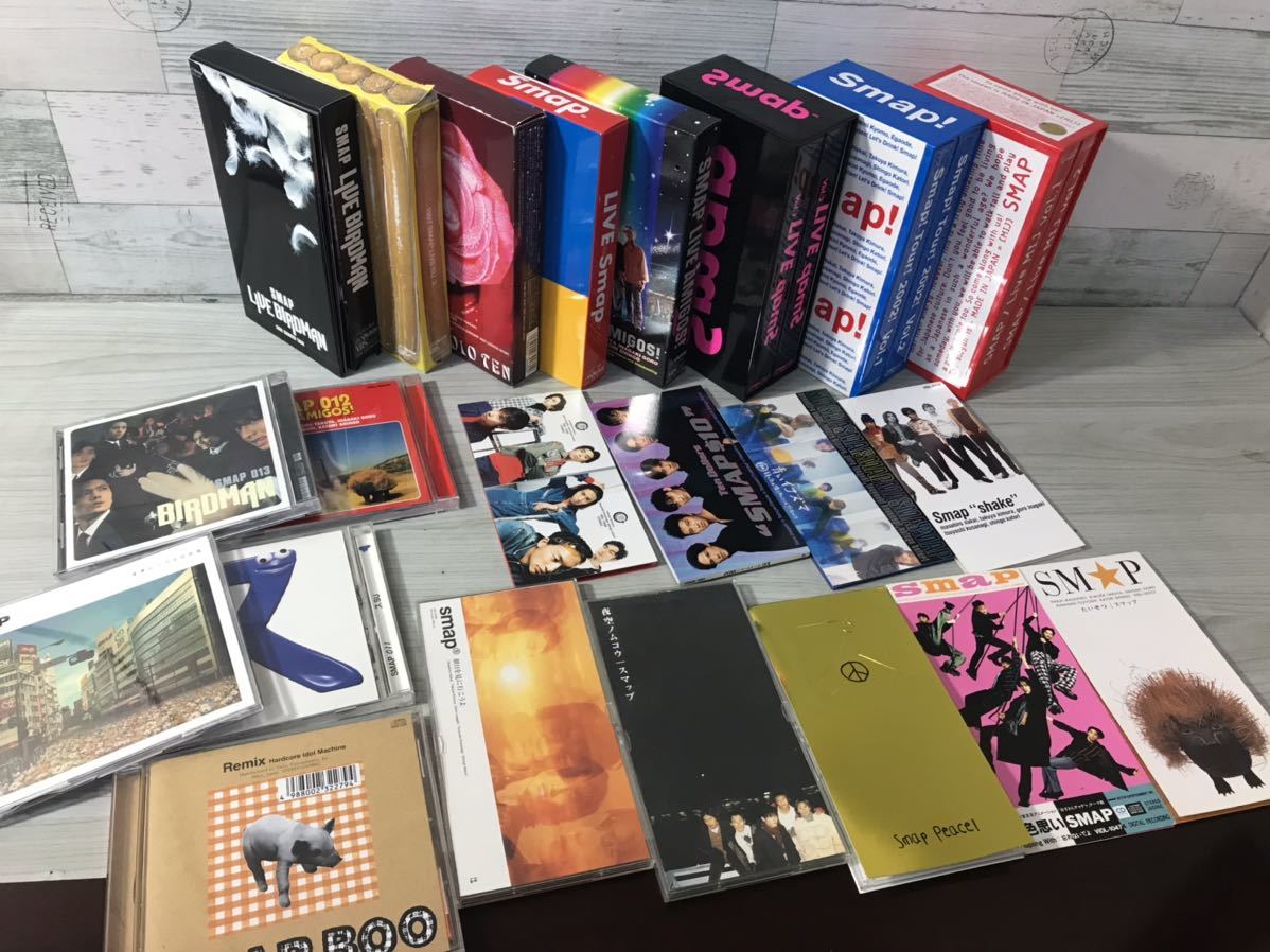 SMAP VHS CD 大量セット スマップ ８cmCD(SMAP)｜売買されたオークション情報、yahooの商品情報をアーカイブ公開 -  オークファン（aucfan.com）
