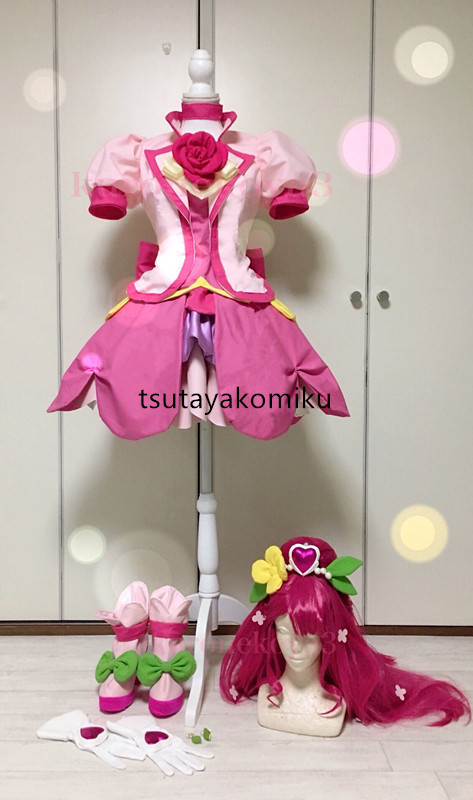 高品質 新作 プリキュア キュアグレース コスプレ衣装 風 靴と 高品質 新作 プリキュア キュアグレース コスプレ衣装 風 靴と