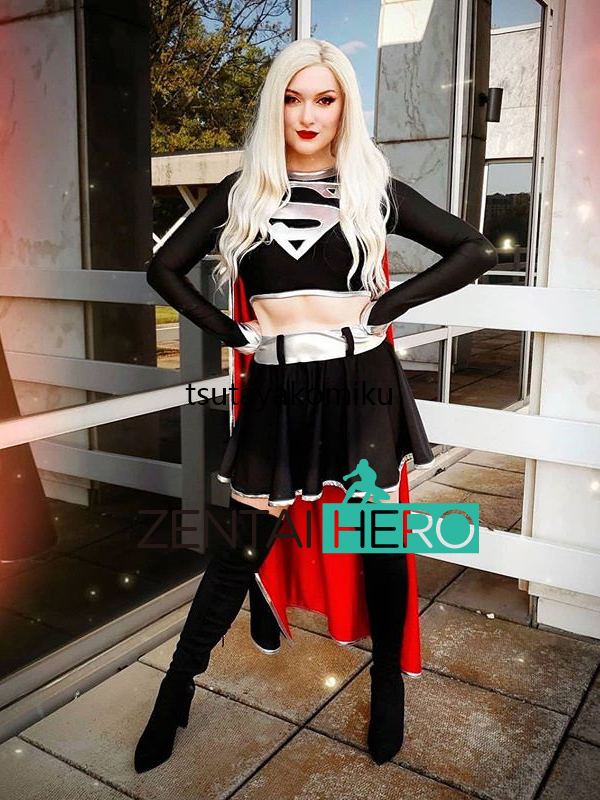 高品質 新作 特攝 supergirl 黒いタイツ コスプレ衣装 風 靴と 高品質 新作 特攝 supergirl 黒いタイツ コスプレ衣装 風 靴と