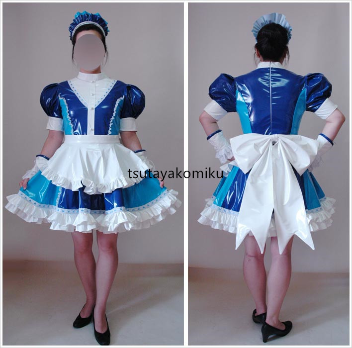  high quality new work original made clothes One-piece blue costume play clothes 