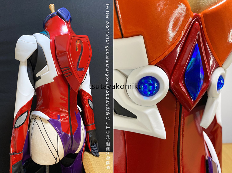  gorgeous version! Neon Genesis Evangelion ..* Aska * Langley costume play clothes set manner shoes . wig optional 