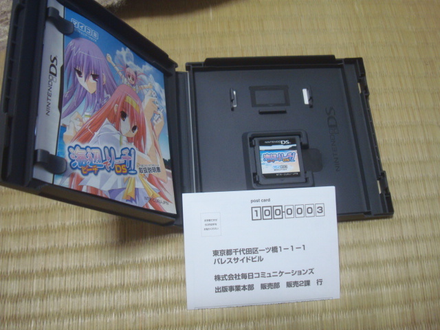 DS 海辺でリーチ 箱説・ハガキ付