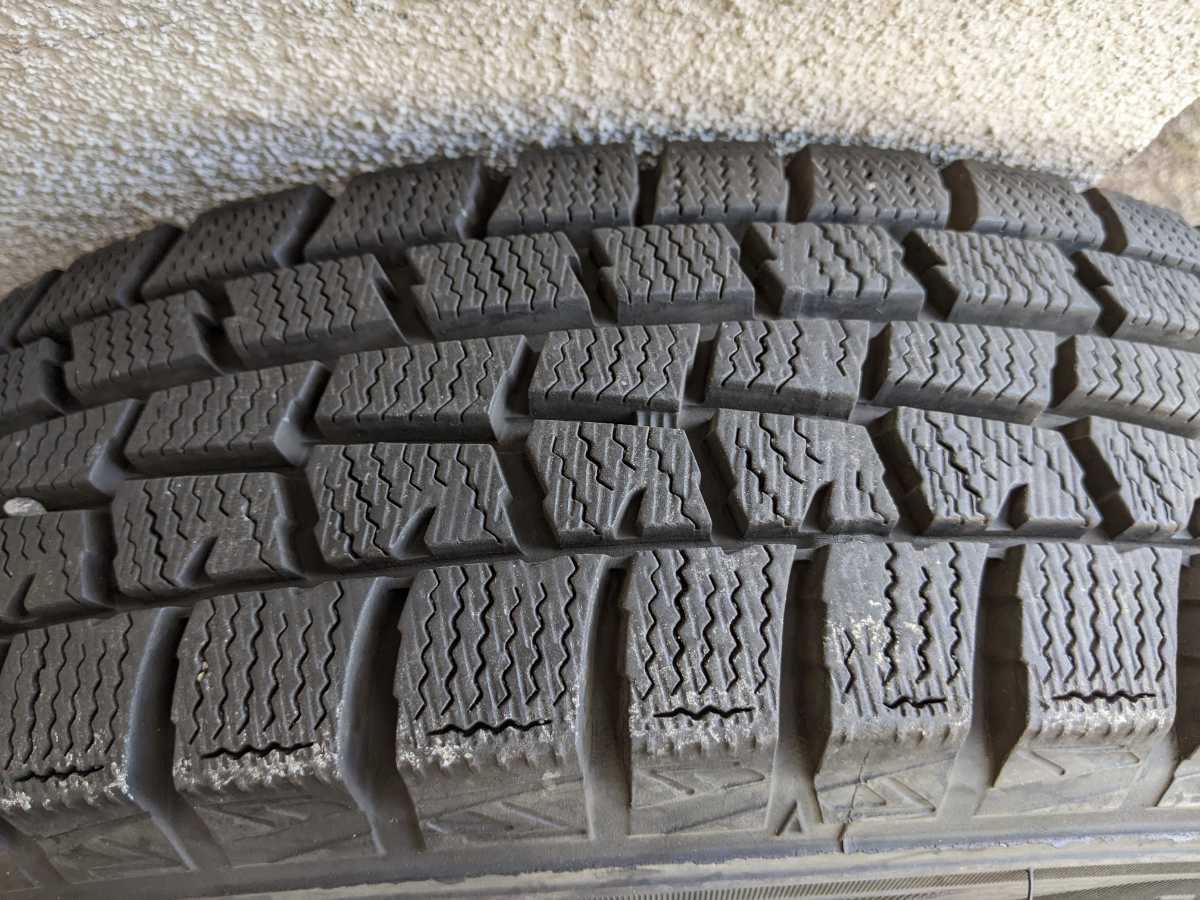 9分山 145/80R13 ダンロップ ウインターマックス タイヤホイール4本セット 2017年製 5
