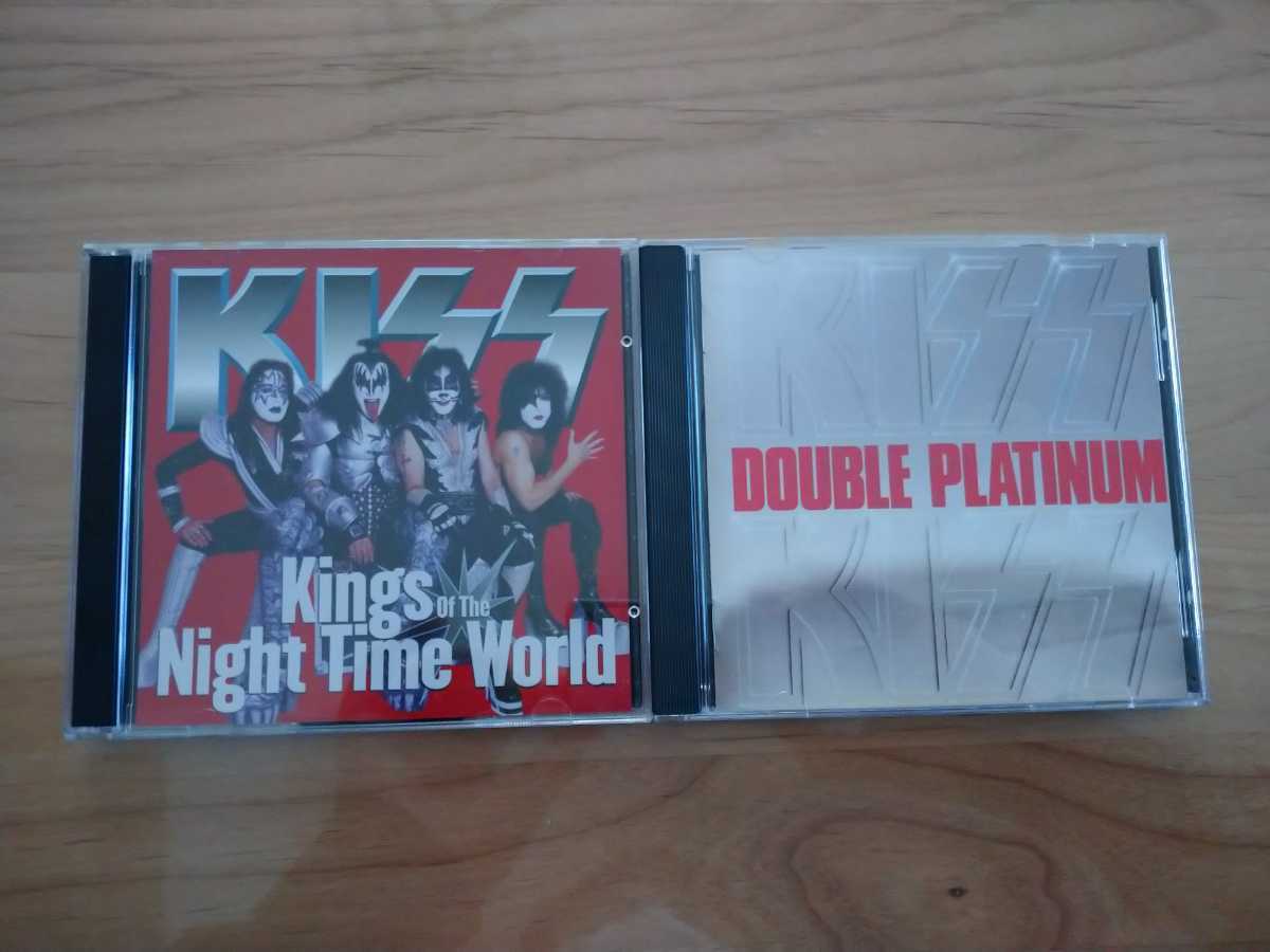 ★キッス KISS★ダブル・プラチナム DOUBLE PLATINUM 国内盤★KINGS OF THE NIGHT TIME WORLD GERMANY 1999★3CD★中古品★中古店購入品_画像1