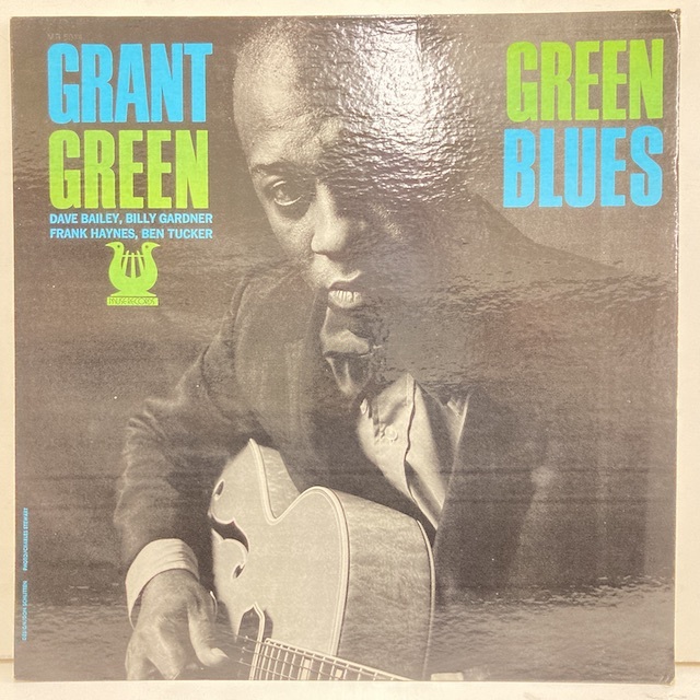 ■即決 Grant Green / Green Blues 31517 =Dave Bailey/ Reaching Out (Jazztime jt003) 米盤CoatCvr _画像1