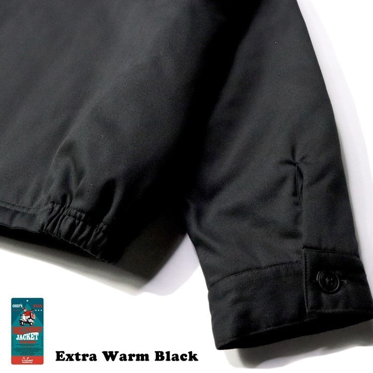 Lサイズ Cookman クックマン Delivery Jacket デリバリージャケット EX Warm ブラック_画像6
