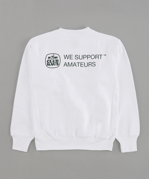 ☆CLUBHAUS☆The Crew crewneck Special☆WHITE☆sizeM☆クラブハウス ゴルフ スウェット マルボン