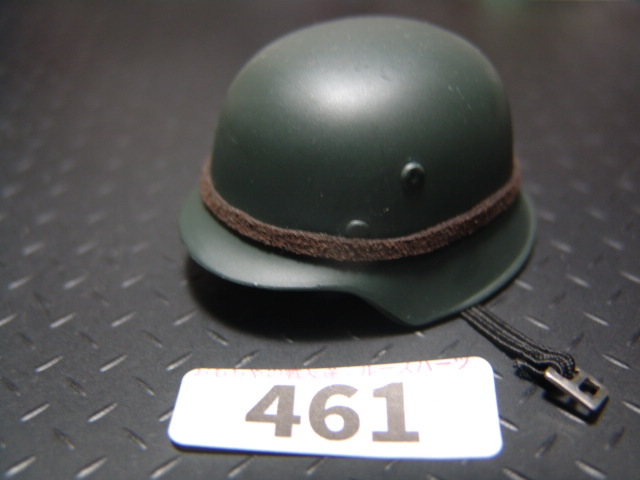 【 在：461 】1/6ドールパーツ：DRAGON製 WWII ドイツ軍 M42ヘルメット（プラ製）【 長期保管・ジャンク扱い品 】_プラ製・デカールなし