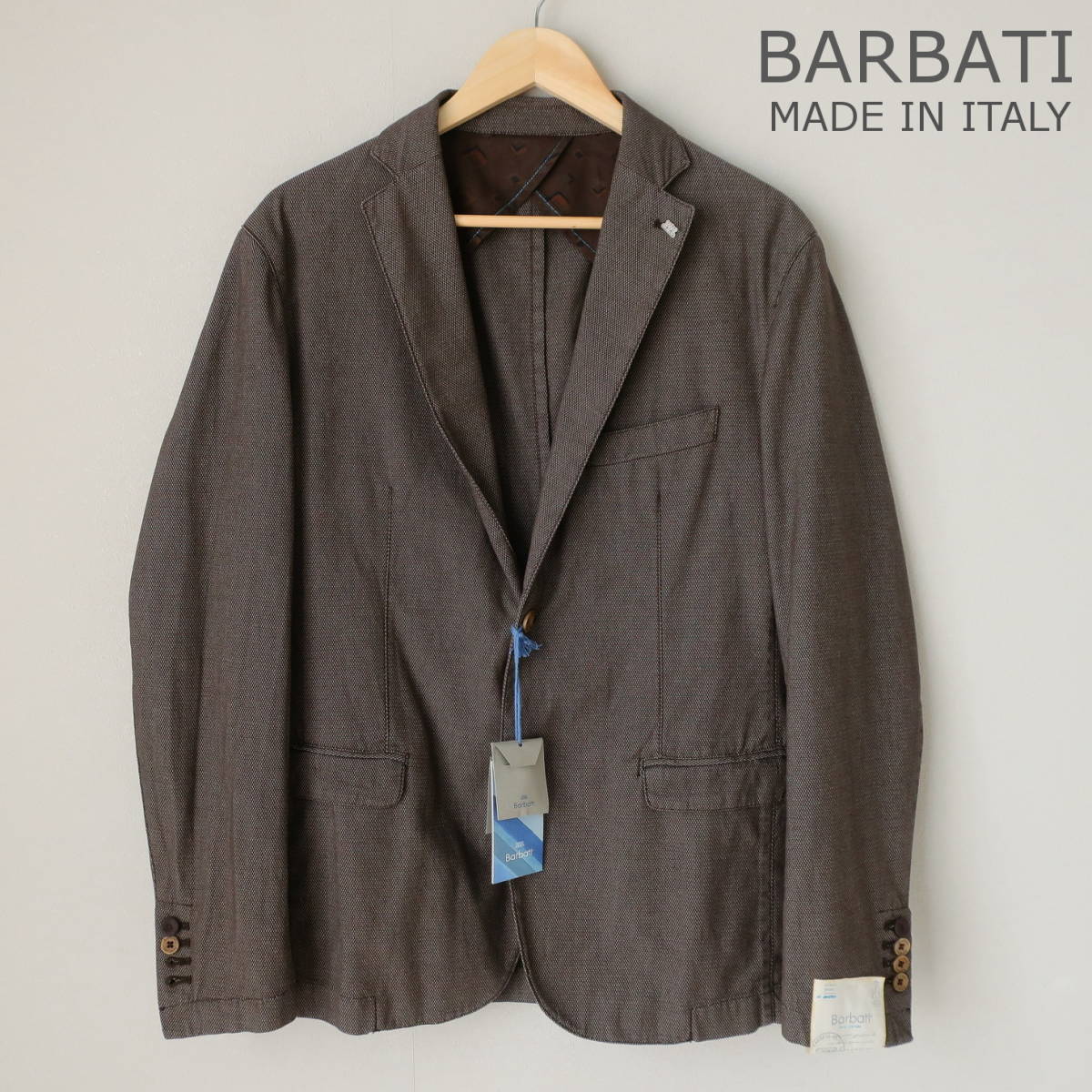 未使用 BARBATI イタリア製 テーラードジャケット ブレザー ストレッチ