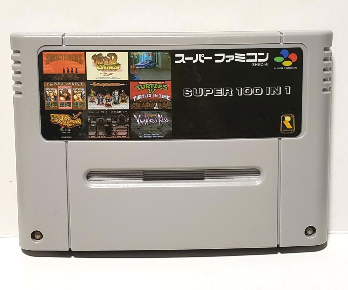 SFC SUPER 100in 1 (ジャンク品) スーパーファミコンソフト SFC SUPER 100in 1 (ジャンク品) スーパーファミコンソフト