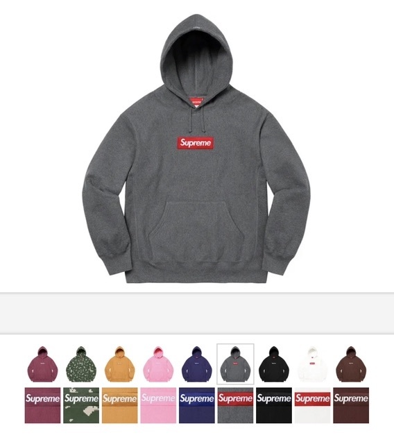 Supreme 2021FW 21FW 21'F/W Week16 Box Logo Hooded Sweatshirt