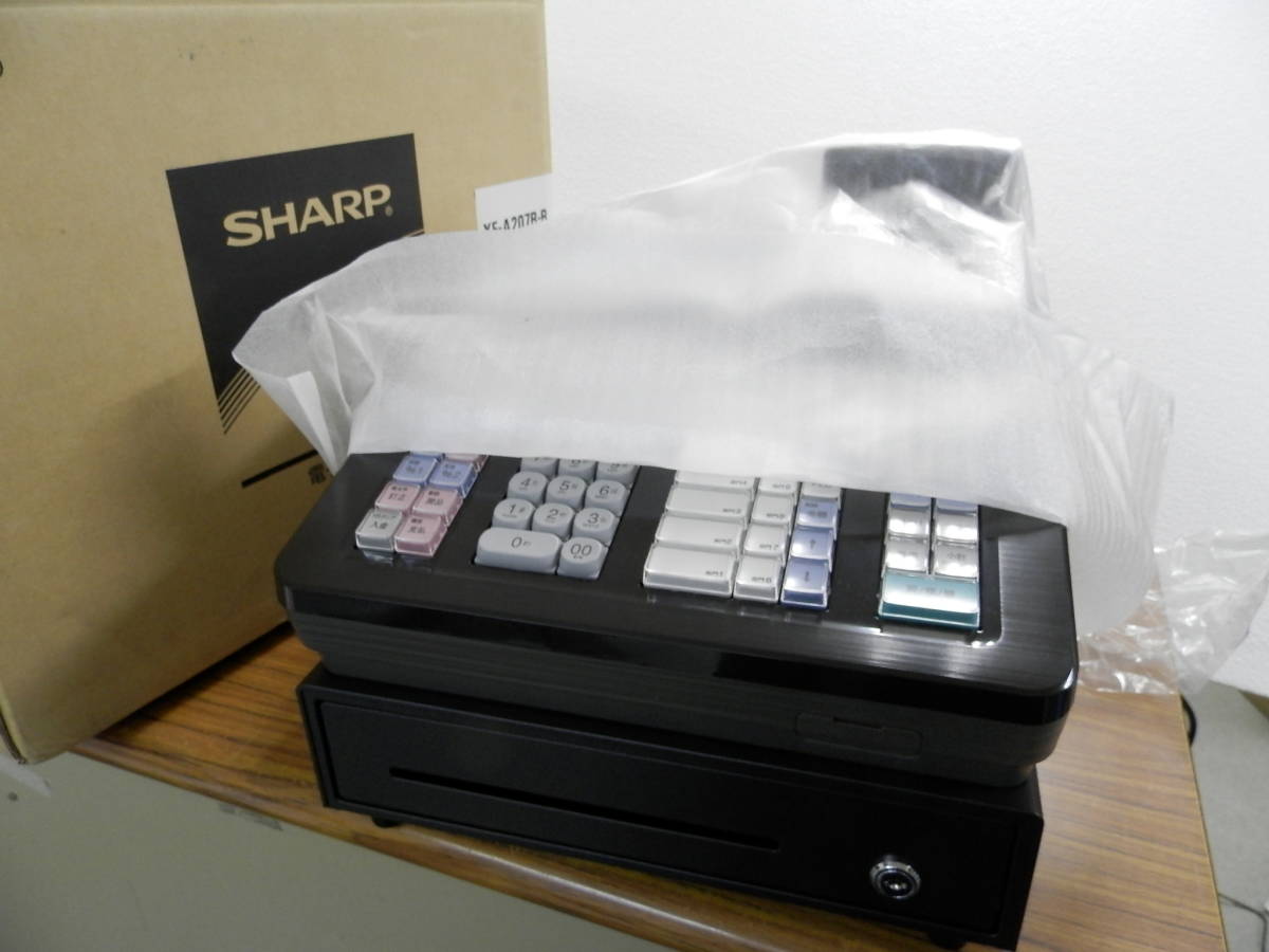 12/16 店名領収証設定/送料無料/PCと連携 シャープXE-A207B-B 新品