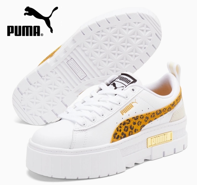 ビッグ割引 ☆海外限定☆大人OK!Puma (約25cm) レオパード Sneakers Roar Mayze 25.0cm ビッグ割引 ☆海外限定☆大人OK!Puma (約25cm) レオパード Sneakers Roar Mayze 25.0cm