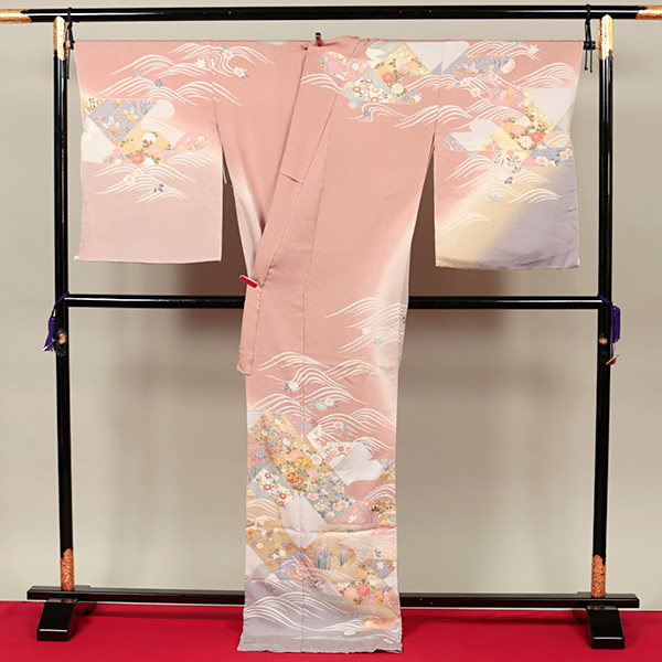 和遊館】即決eha2242 お仕立て付き!丹後ちりめん本加工高級訪問着