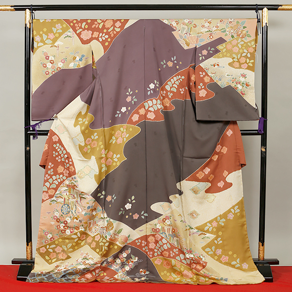 和遊館】即決eha2280 お仕立て付き!逸品!京友禅作家「松井青々
