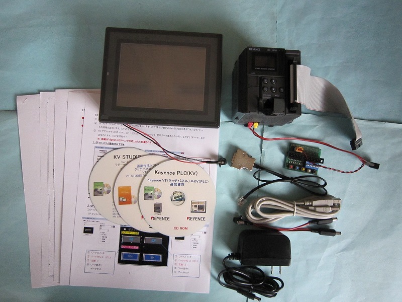 美品 キーエンス PLC(KV1000) キーエンスタッチパネル(VT 美品 キーエンス PLC(KV1000) キーエンスタッチパネル(VT
