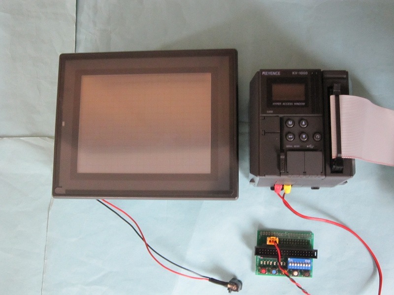 美品 キーエンス PLC(KV1000) キーエンスタッチパネル(VT 美品 キーエンス PLC(KV1000) キーエンスタッチパネル(VT