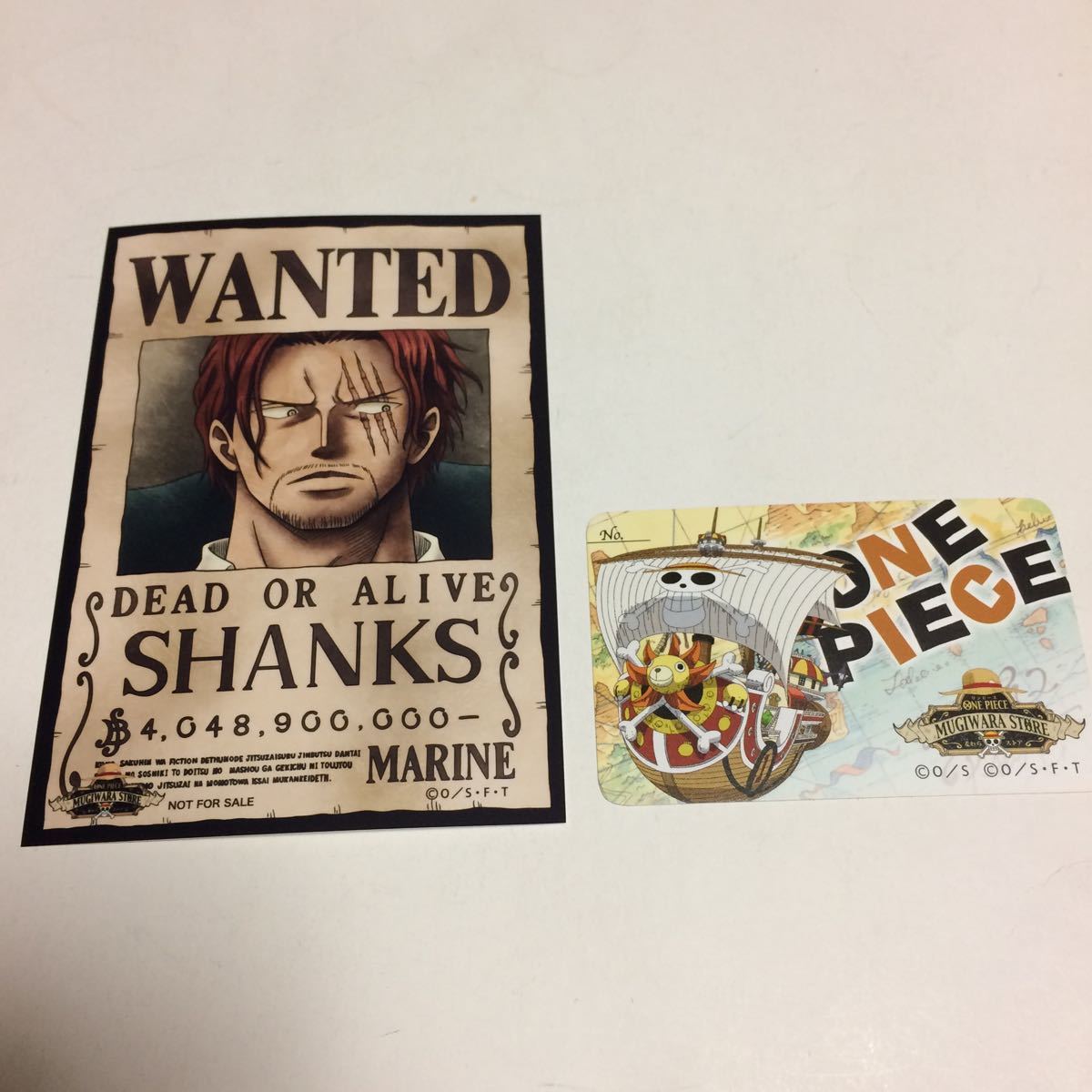 One Piece ワンピース 麦わらストア ポイントカード 特典 手配書 ブロマイド シャンクス 非売品 One Piece 売買されたオークション情報 Yahooの商品情報をアーカイブ公開 オークファン Aucfan Com