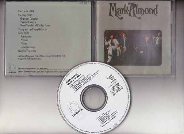 【輸入盤】Mark-Almond Mark-Almond I ドイツ盤 CD LICD 9.00105 O_画像2