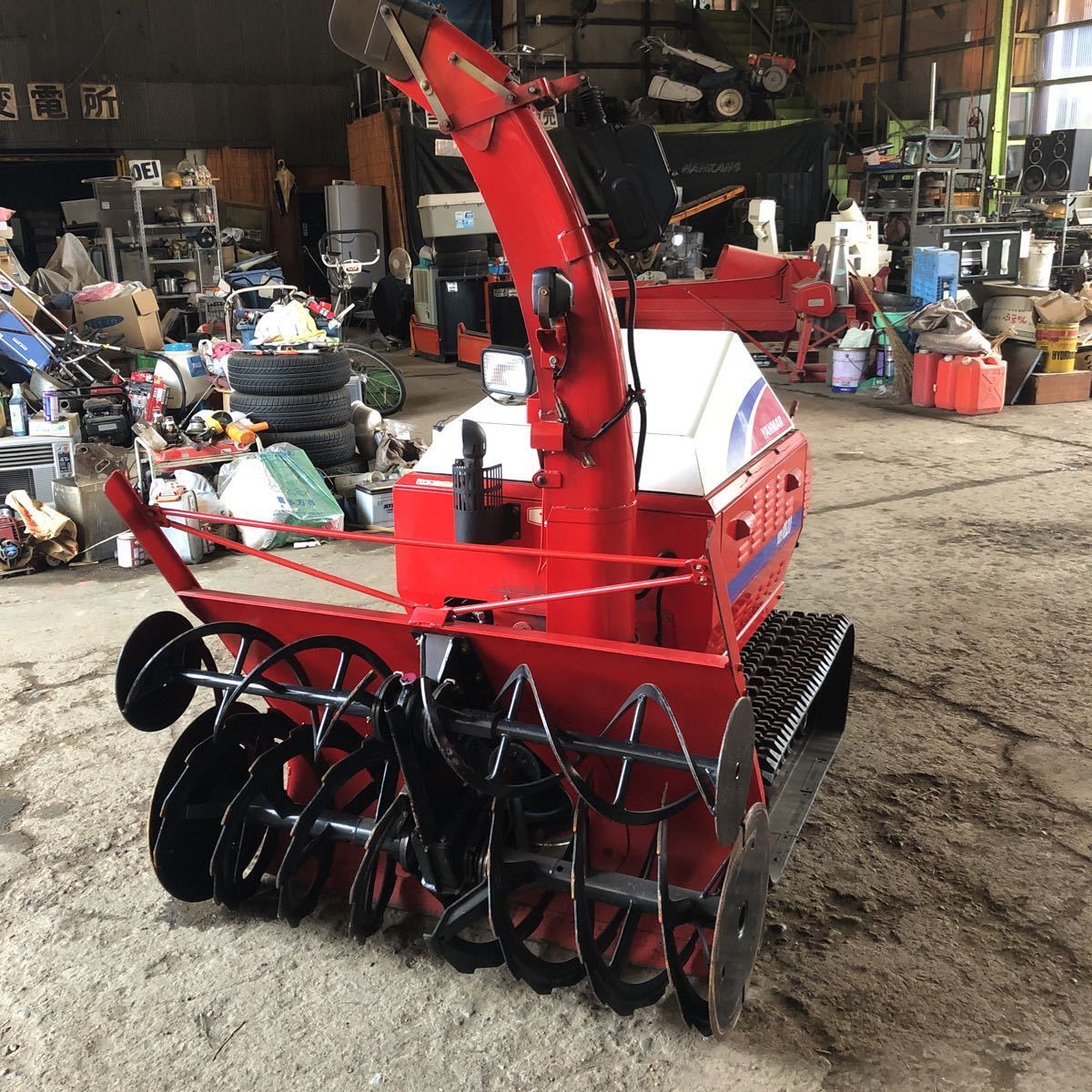 Yahoo!オークション - ヤンマー大型除雪機YSR1820 アワー1168 Yahoo!オークション - ヤンマー大型除雪機YSR1820 アワー1168