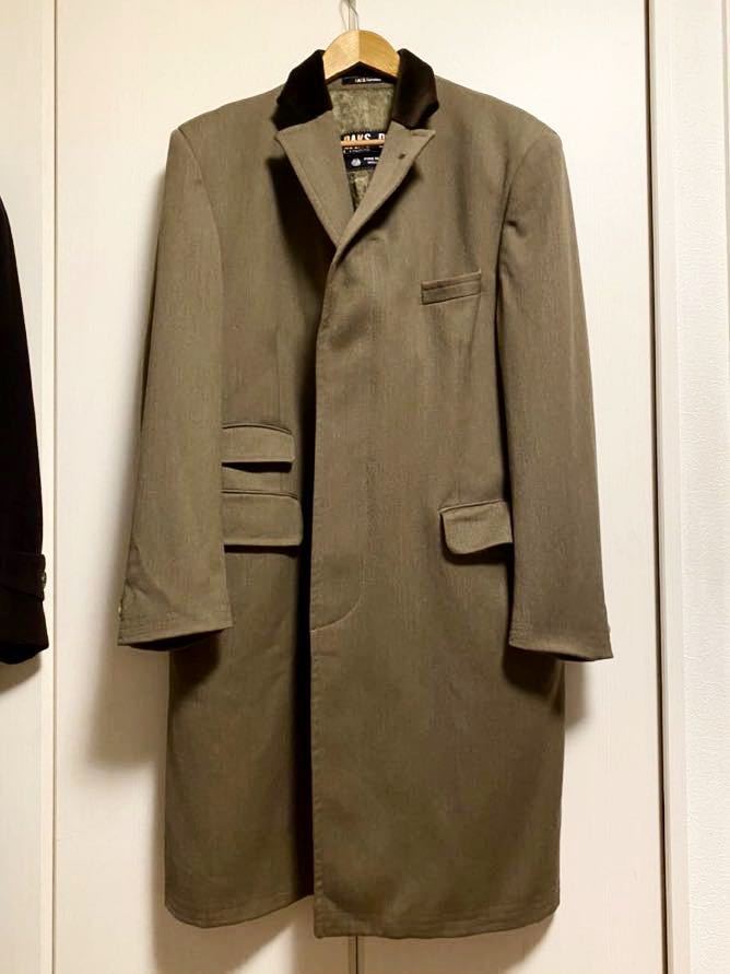 MADE IN ENGLAND DAKS カバートコート チェスターフィールドコート 48