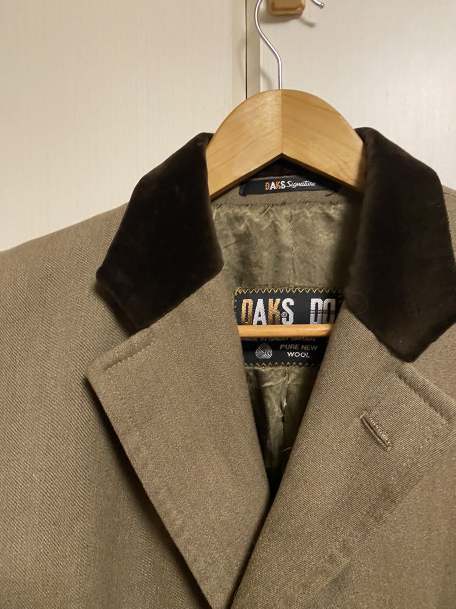 MADE IN ENGLAND DAKS カバートコート チェスターフィールドコート 48