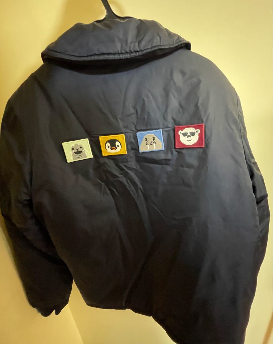 ダウンジャケット acne studio アクネストゥディオ ワッペン付 入替